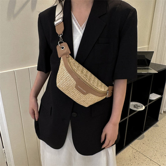 Fashion Straw Women's Bag Western Style Weaving